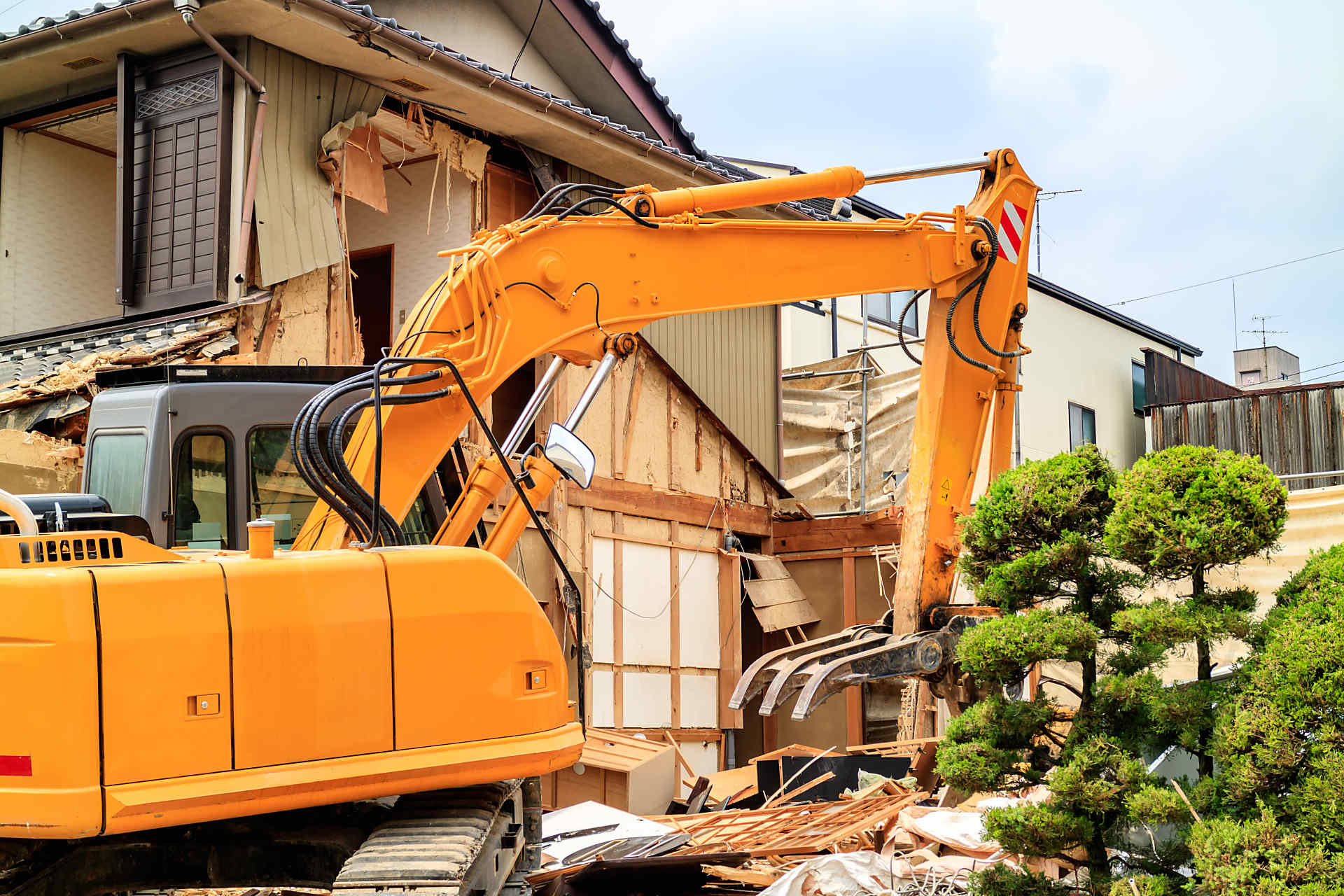 家屋解体の様子